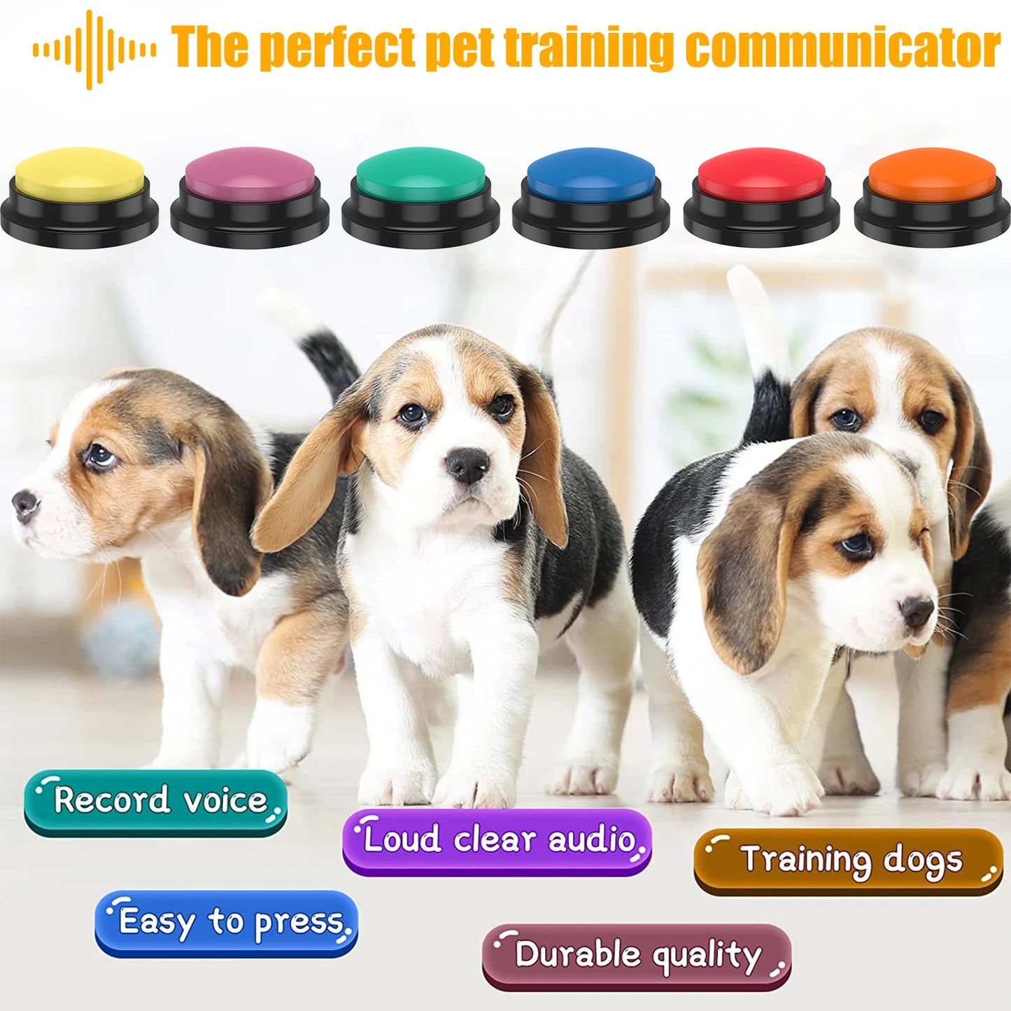 Dog Communication Vocal Training Buttons