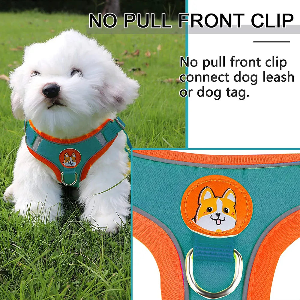 Reflective Dog Harness for Small Dogs