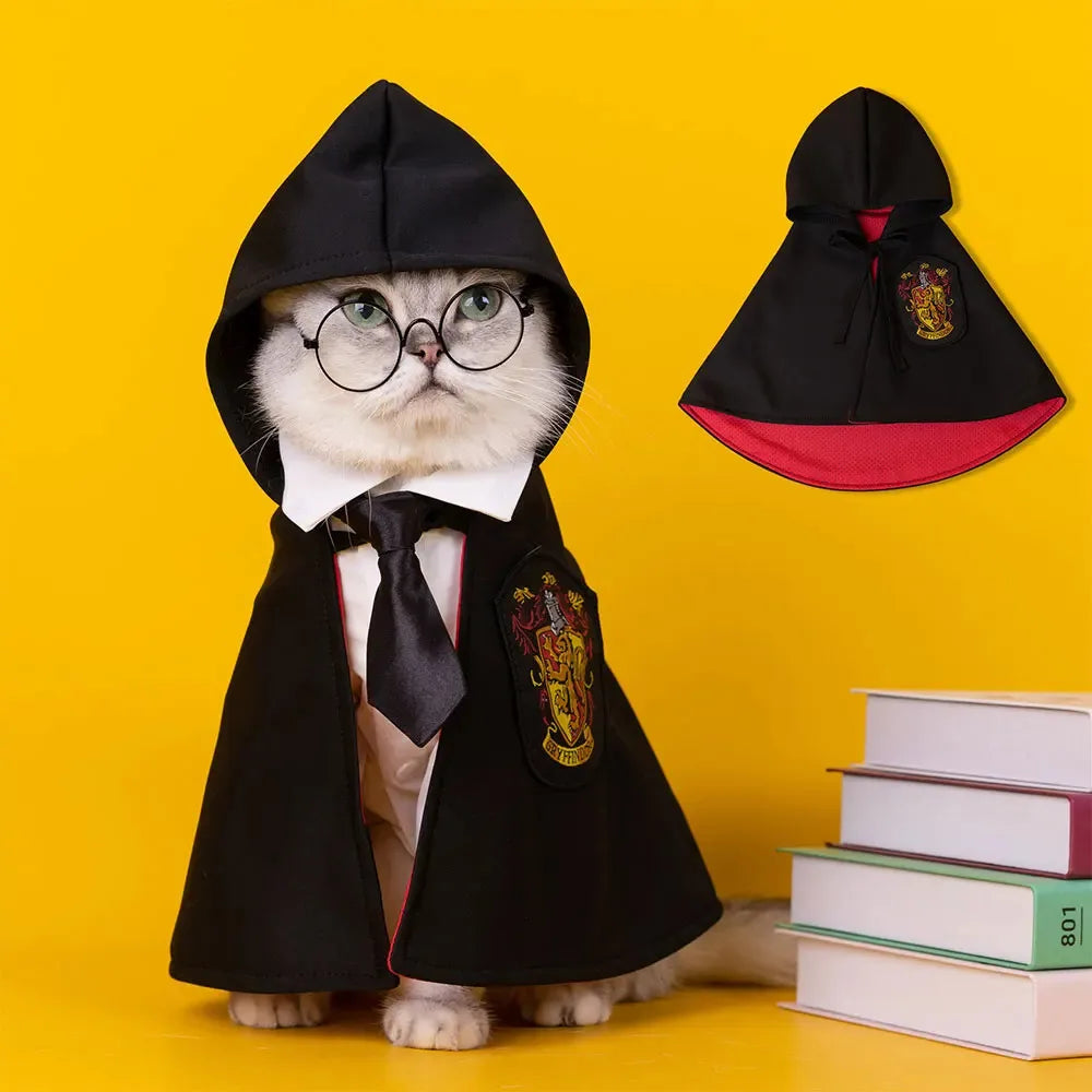Magic Academy Cat Cape for Halloween