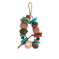 Natural Wooden Blocks Bird Chewing Toy